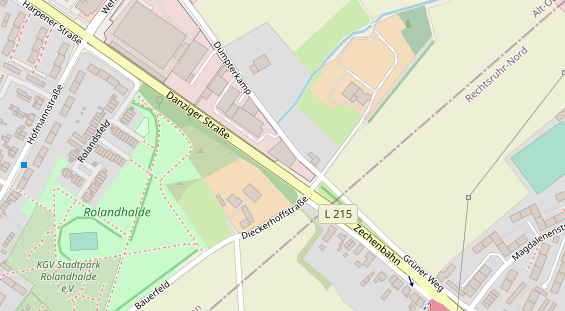 KFZ Werkstatt auf Satellitenbild