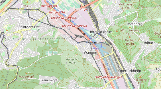 KFZ Werkstatt auf Karte