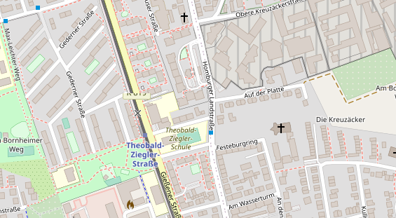 KFZ Werkstatt auf Satellitenbild