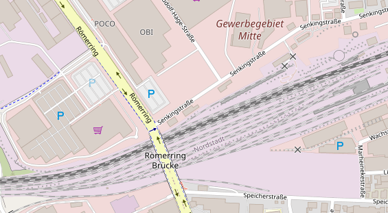 KFZ Werkstatt auf Satellitenbild