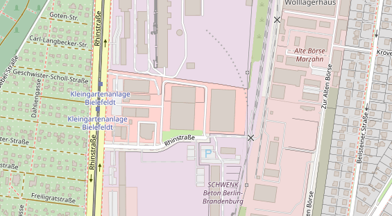 KFZ Werkstatt auf Satellitenbild