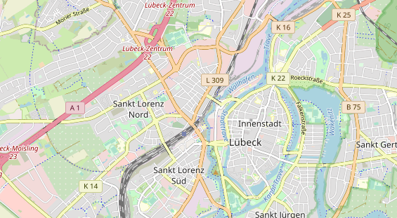 KFZ Werkstatt auf Karte