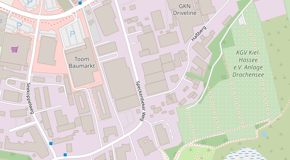 KFZ Werkstatt auf Satellitenbild