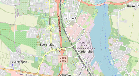KFZ Werkstatt auf Karte