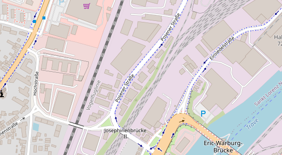 KFZ Werkstatt auf Satellitenbild