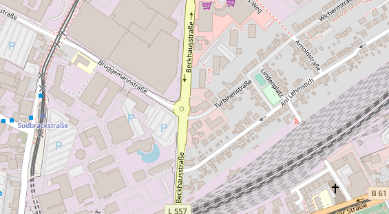 KFZ Werkstatt auf Satellitenbild