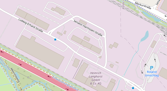 KFZ Werkstatt auf Satellitenbild