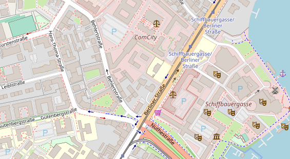 KFZ Werkstatt auf Satellitenbild