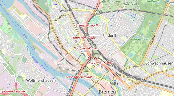 KFZ Werkstatt auf Karte