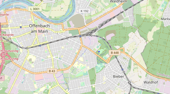 KFZ Werkstatt auf Karte
