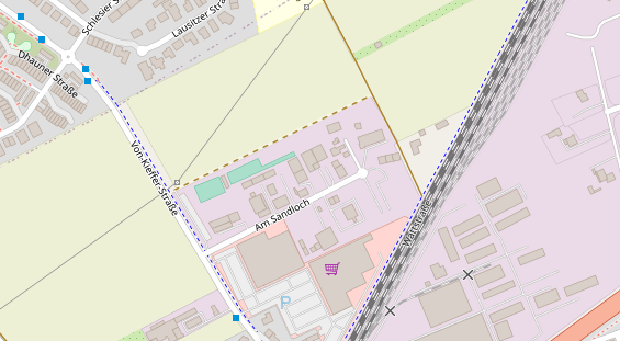 KFZ Werkstatt auf Satellitenbild