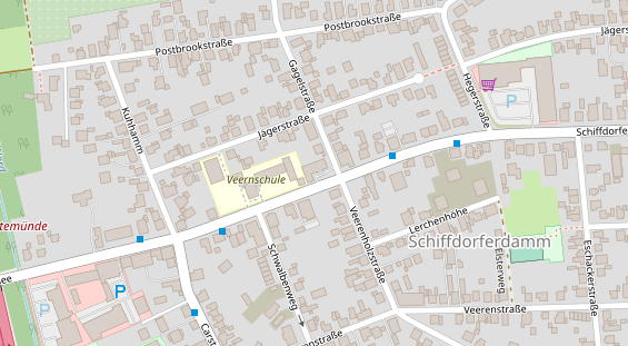 KFZ Werkstatt auf Satellitenbild