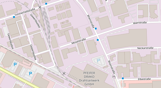KFZ Werkstatt auf Satellitenbild
