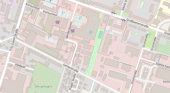 KFZ Werkstatt auf Satellitenbild