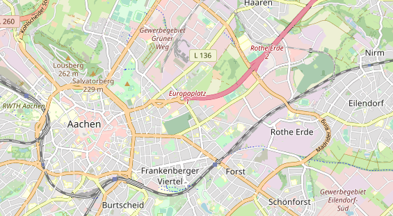 KFZ Werkstatt auf Karte