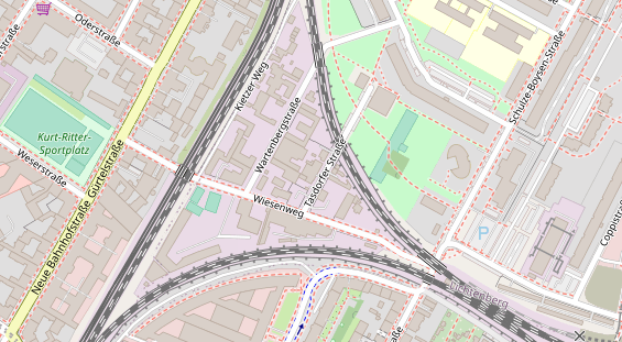 KFZ Werkstatt auf Satellitenbild