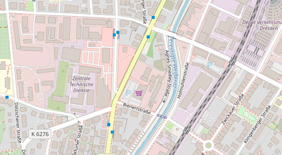 KFZ Werkstatt auf Satellitenbild