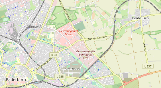 KFZ Werkstatt auf Karte