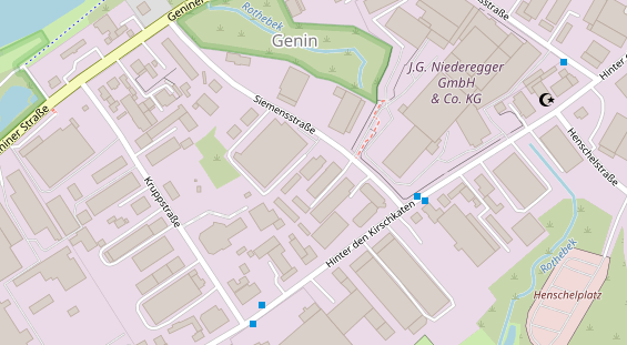 KFZ Werkstatt auf Satellitenbild