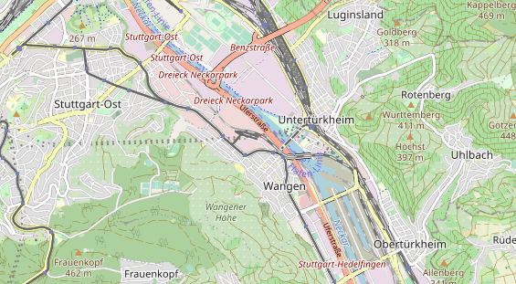 KFZ Werkstatt auf Karte