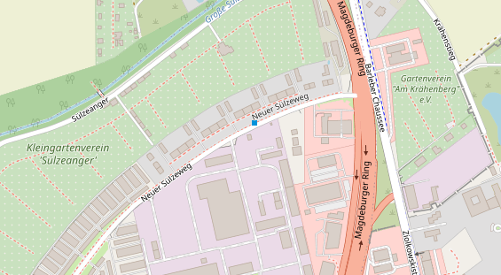 KFZ Werkstatt auf Satellitenbild