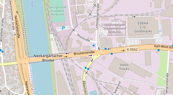 KFZ Werkstatt auf Satellitenbild