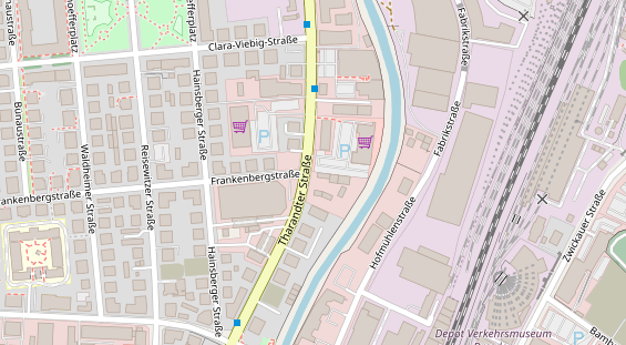 KFZ Werkstatt auf Satellitenbild