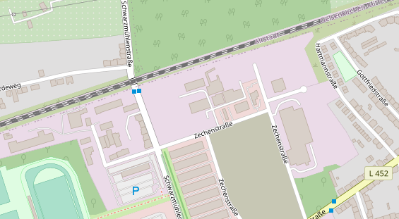 KFZ Werkstatt auf Satellitenbild
