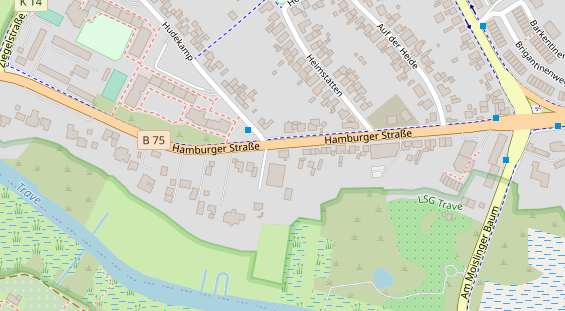 KFZ Werkstatt auf Satellitenbild
