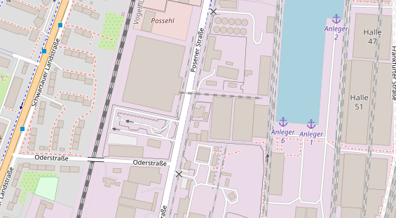 KFZ Werkstatt auf Satellitenbild