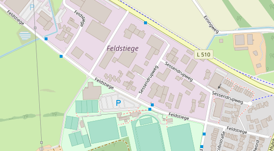 KFZ Werkstatt auf Karte