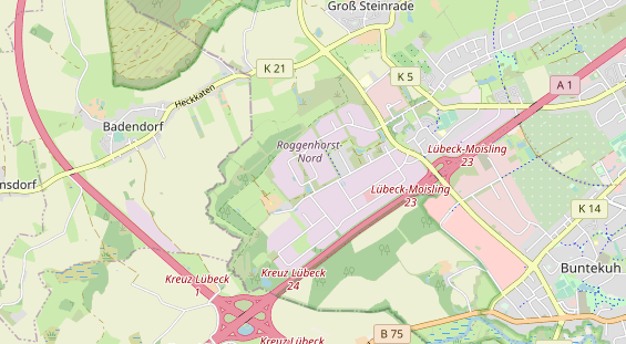 KFZ Werkstatt auf Karte