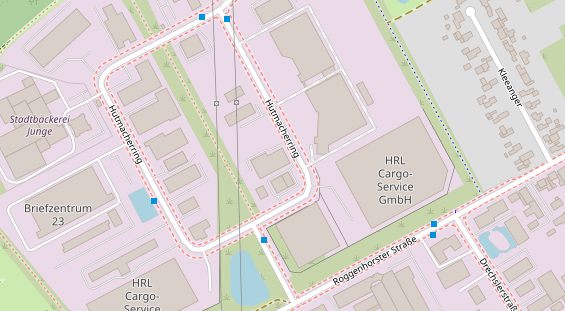 KFZ Werkstatt auf Satellitenbild