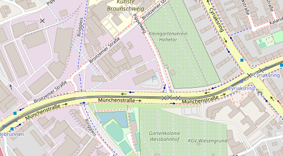 KFZ Werkstatt auf Satellitenbild