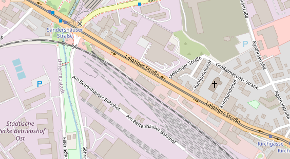 KFZ Werkstatt auf Satellitenbild