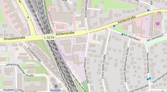 KFZ Werkstatt auf Satellitenbild