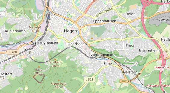 KFZ Werkstatt auf Karte