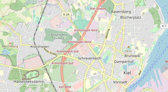 KFZ Werkstatt auf Karte