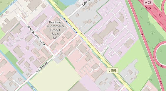 KFZ Werkstatt auf Satellitenbild