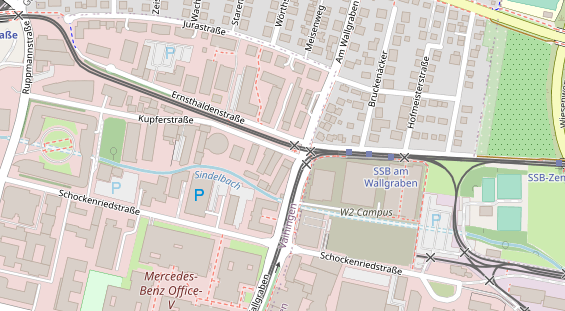 KFZ Werkstatt auf Satellitenbild