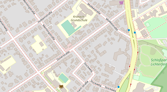 KFZ Werkstatt auf Satellitenbild