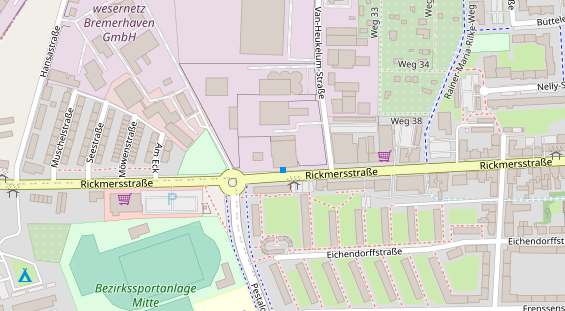 KFZ Werkstatt auf Satellitenbild