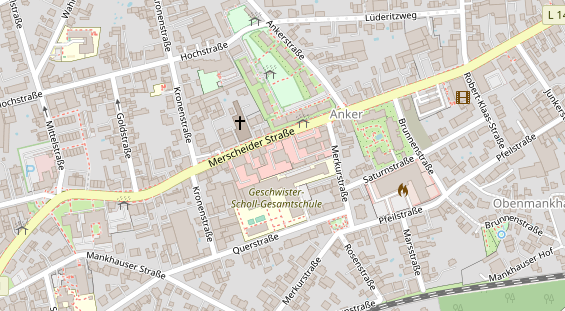 KFZ Werkstatt auf Satellitenbild