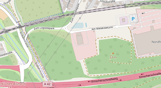 KFZ Werkstatt auf Satellitenbild