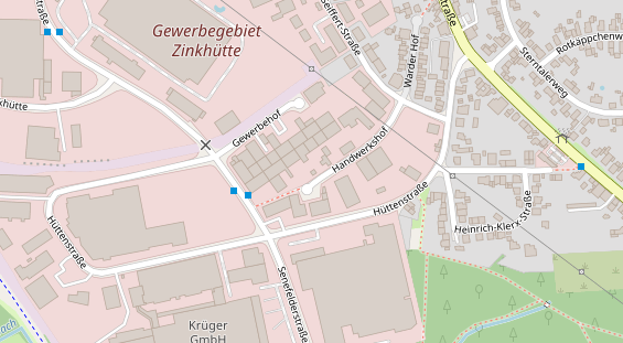 KFZ Werkstatt auf Satellitenbild