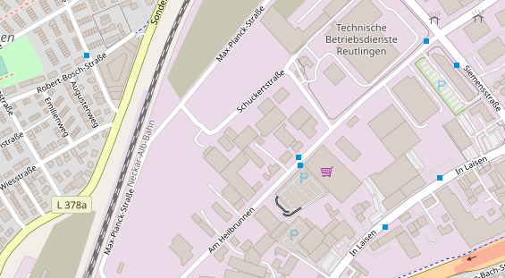 KFZ Werkstatt auf Satellitenbild