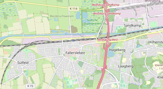 KFZ Werkstatt auf Karte