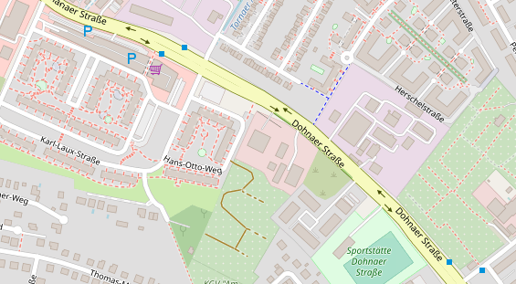 KFZ Werkstatt auf Satellitenbild