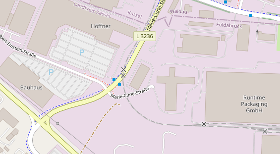 KFZ Werkstatt auf Satellitenbild