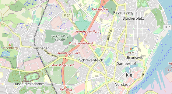 KFZ Werkstatt auf Karte